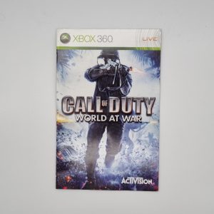 Call of Duty World at War handleiding XBOX 360