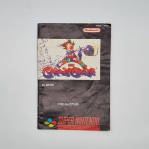 Kid Klown in Crazy Chase SNES Handleiding NOE