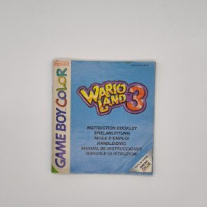 Wario Land 3 GBC handleiding