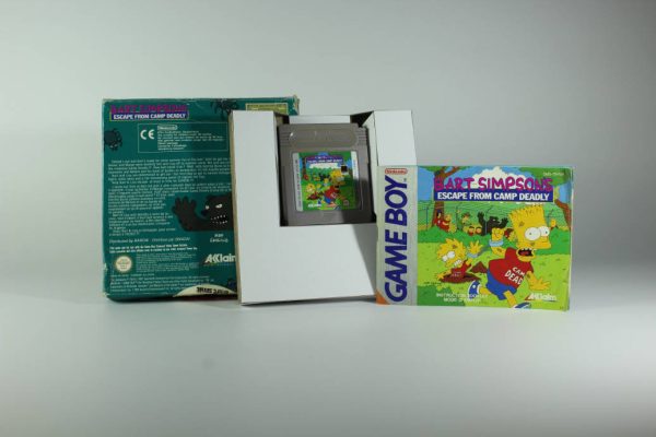 Bart Simpson's Escape from Camp Deadly GB Compleet - Afbeelding 2