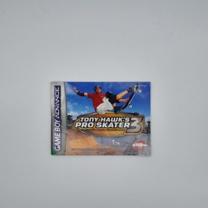 Tony Hawk's Pro Skater 3 GBA Handleiding