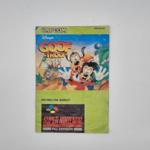 Goof Troop SNES Handleiding