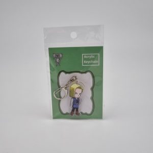 Sleutelhanger Dragonball Z Android 18 5cm