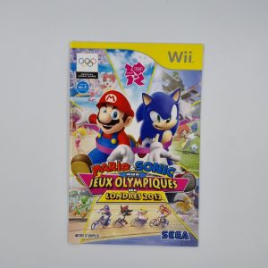 Mario & Sonic op de Olympische spelen London FRA Wii Handleiding