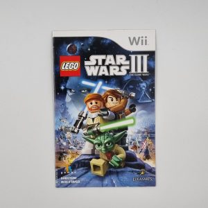 LEGO Star wars 3 Clone Wars Wii Handleiding