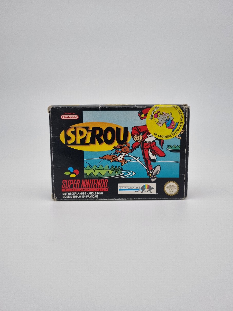 Spirou SNES met doosje
