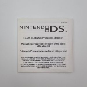 Nintendo DS Health and Safety Booklet