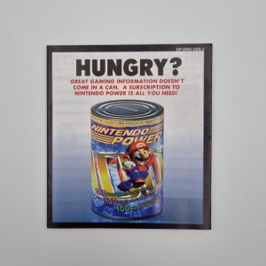 Hungry? Nintendo Power promotionele folder
