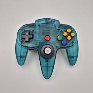 Nintendo 64 Controller Clear Blue minder fraai