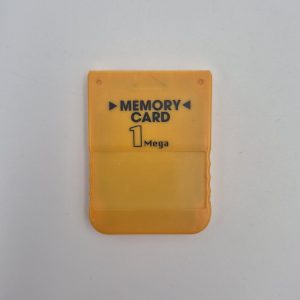 Playstation Memory Card geel
